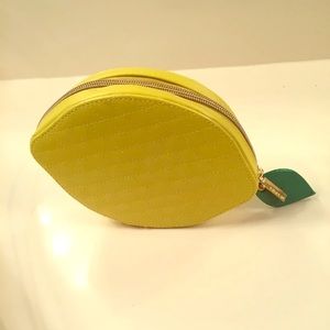 Lemon clutch purse